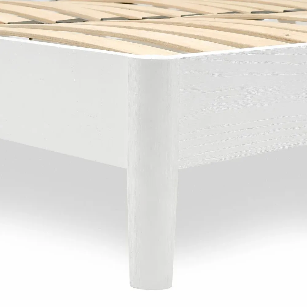 Berkeley White Oak Superking Bed Frame - White, Oak