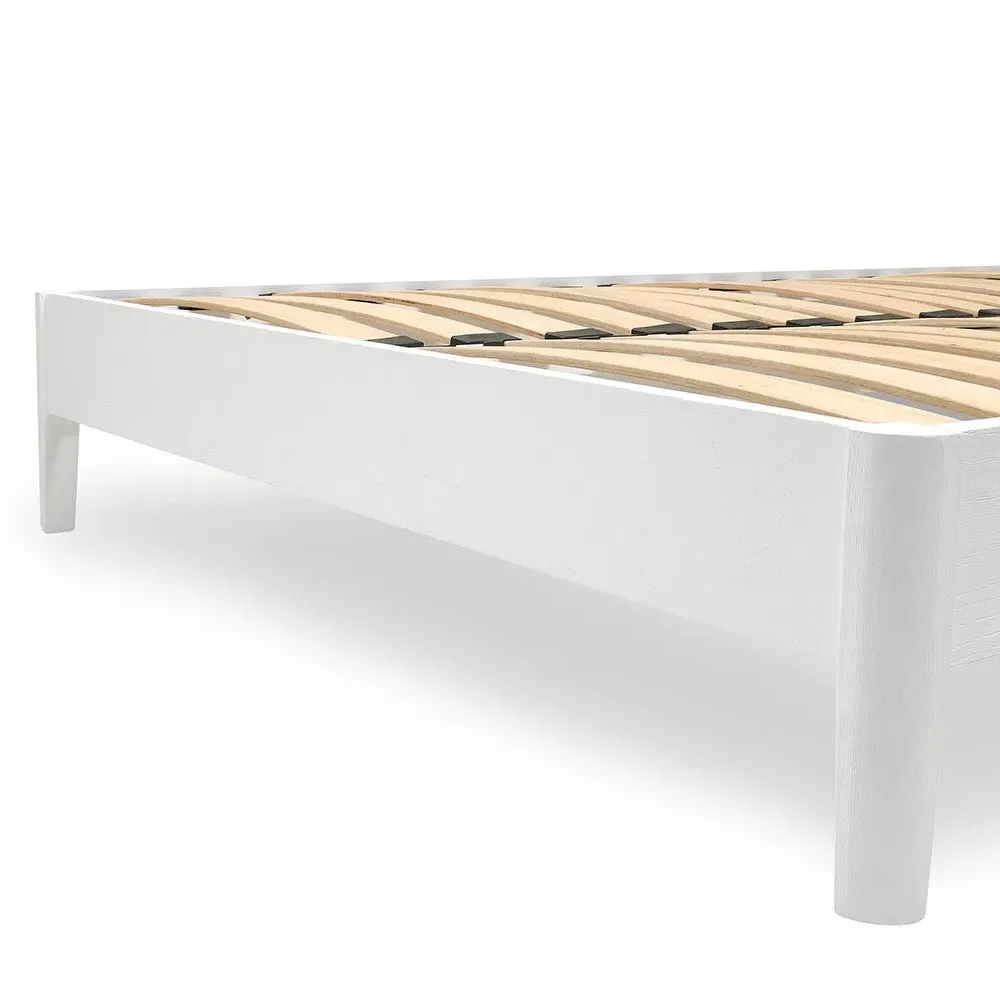Berkeley White Oak Superking Bed Frame - White, Oak