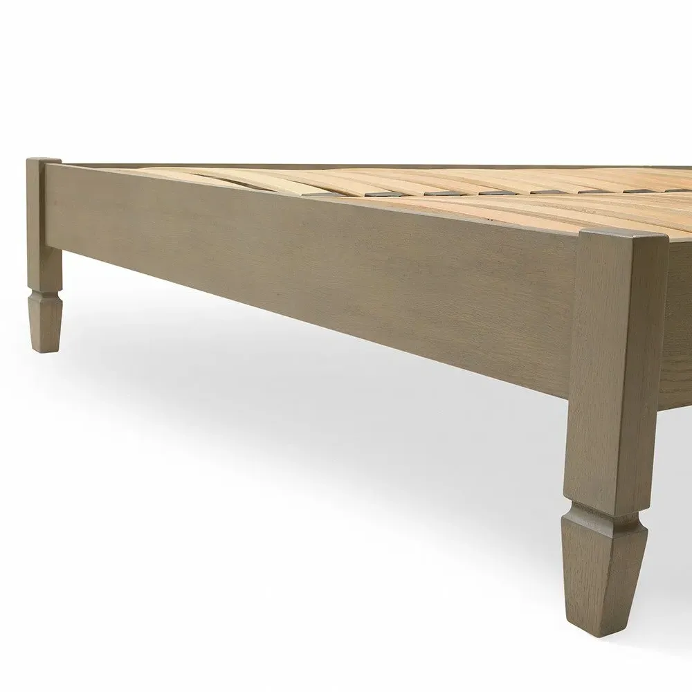 Bibury King Size Bed Frame - Brown, Oak