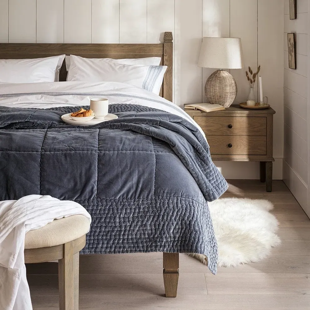 Bibury King Size Bed Frame - Brown, Oak