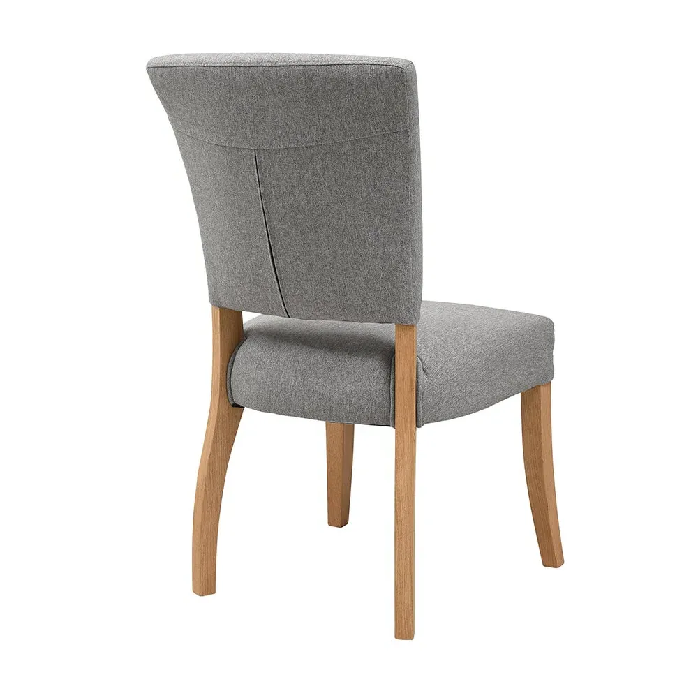 Upholstered Dining Chair - Grey