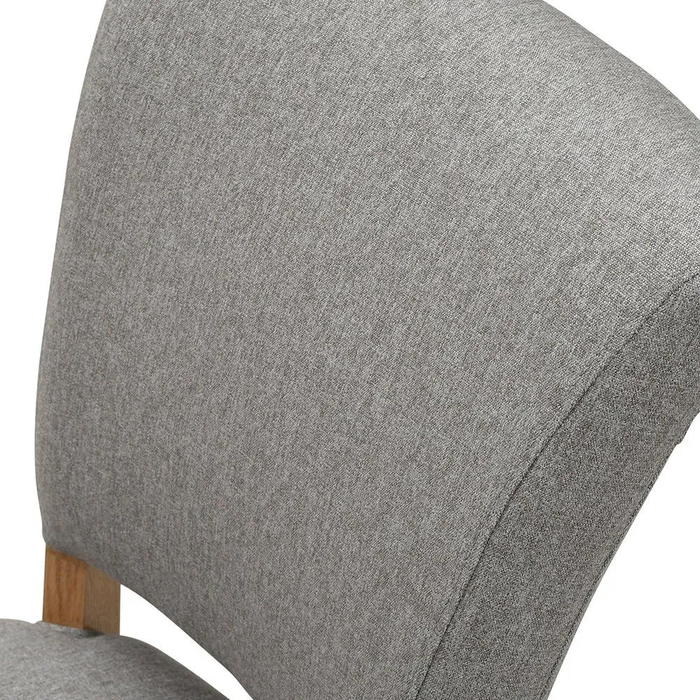 Upholstered Dining Chair - Grey