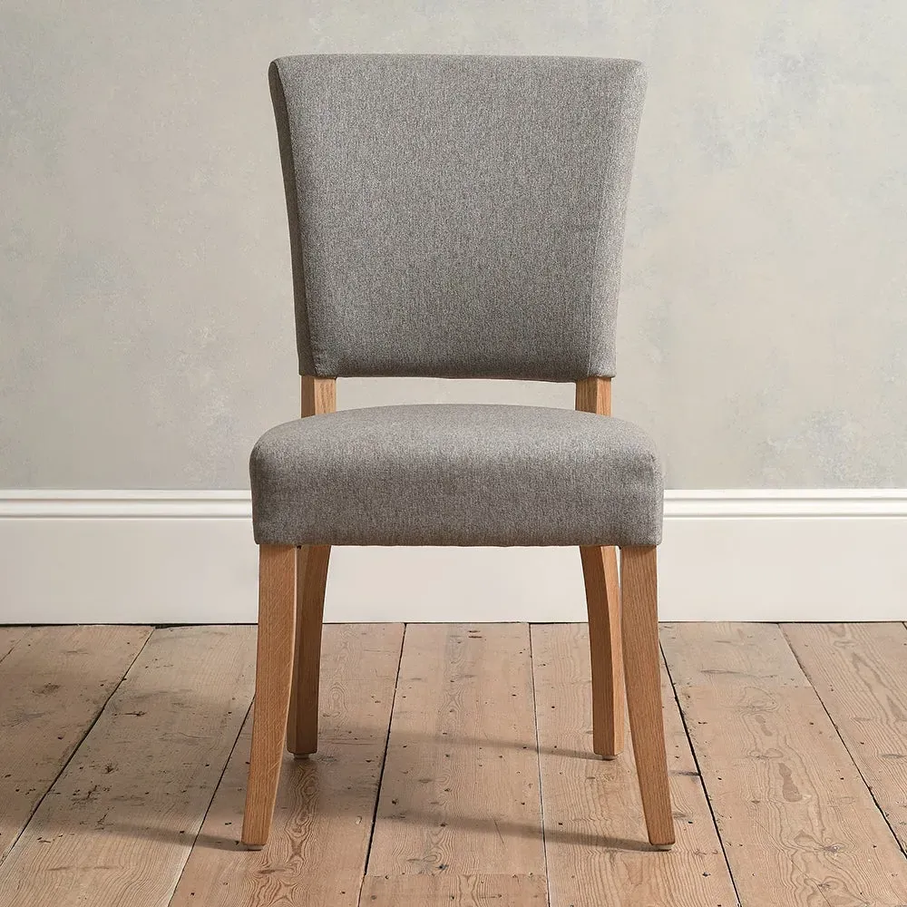 Upholstered Dining Chair - Grey