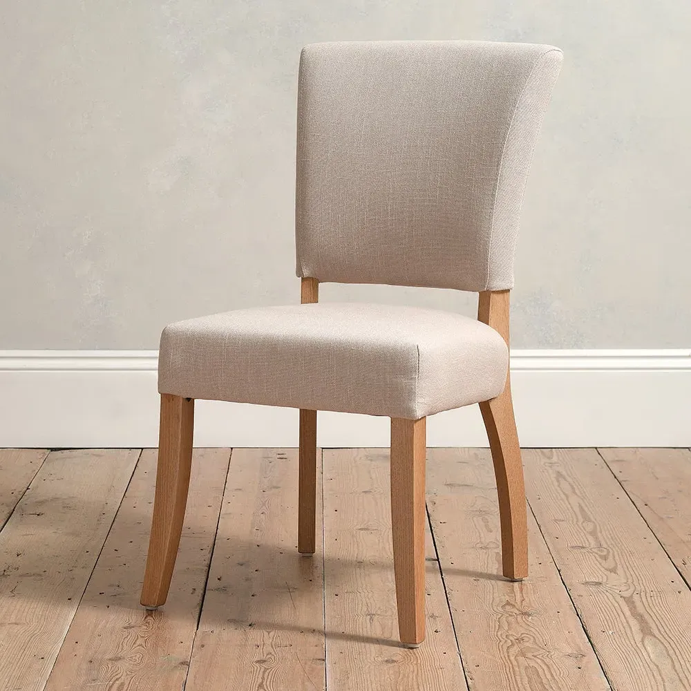 Upholstered Dining Chair - Stone