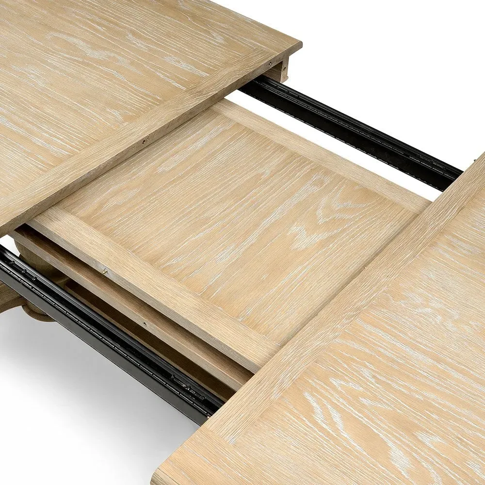 6-10 Seater Extending Dining Table - Brown, Oak