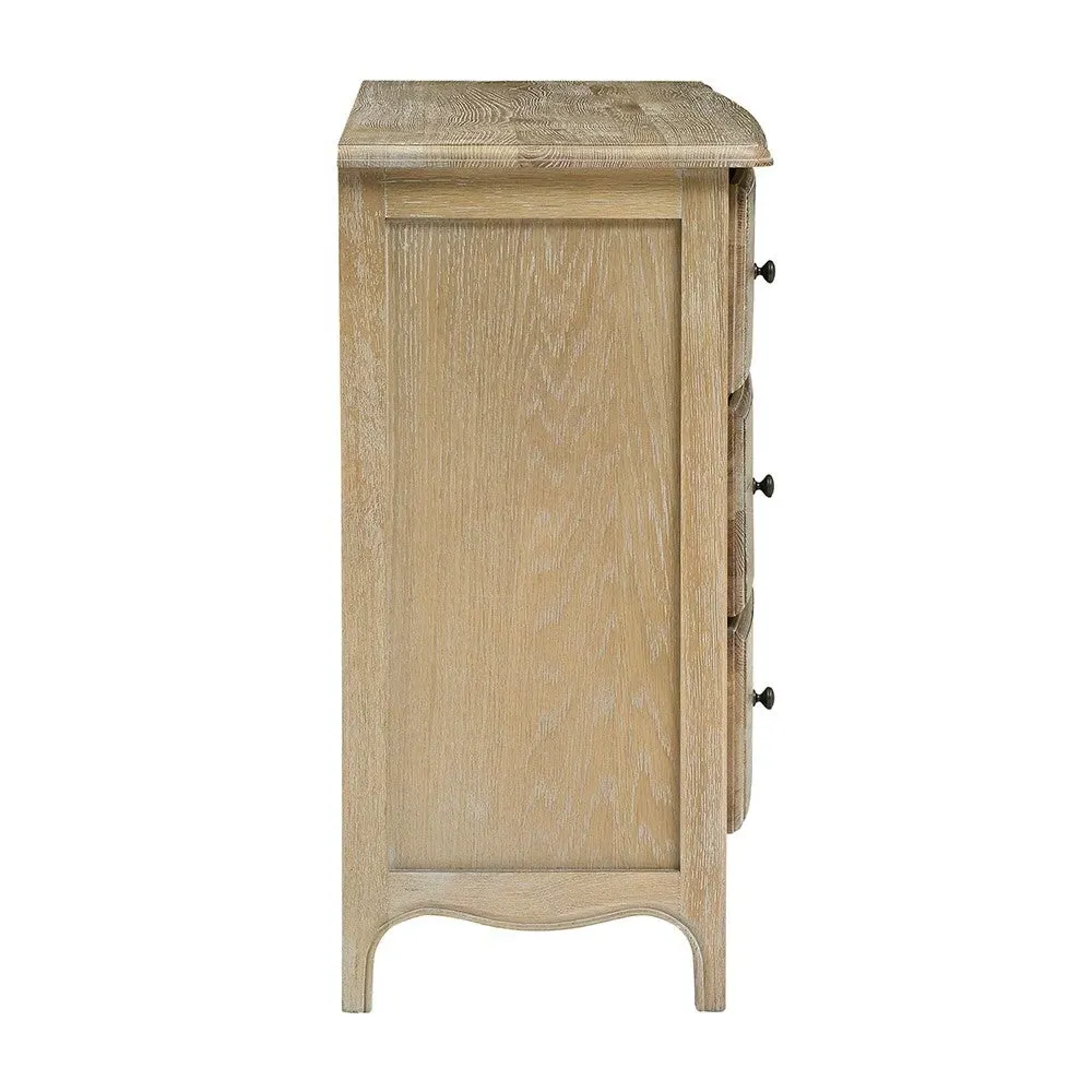 Camille 3 Drawer Chest - Limewash, Oak