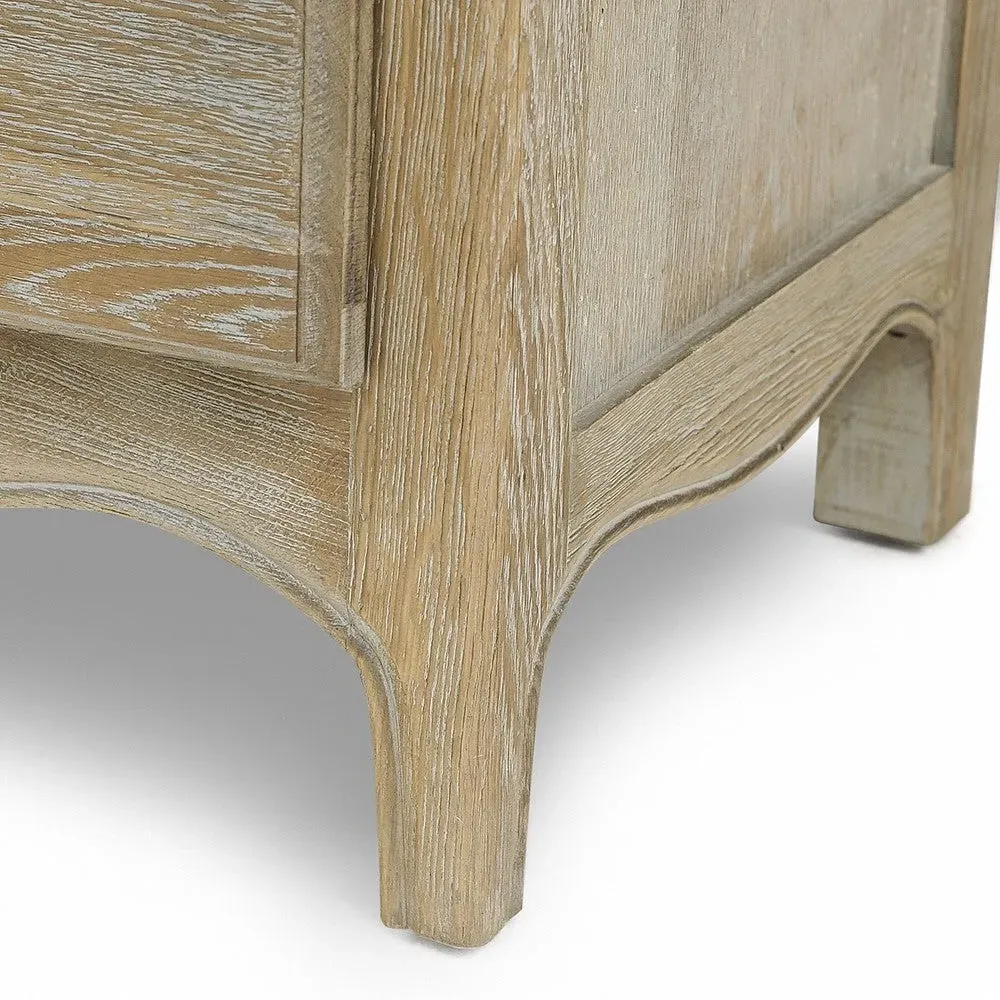Camille 3 Drawer Chest - Limewash, Oak