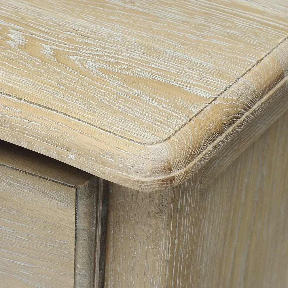 Camille 6 Drawer Chest - Limewash Oak