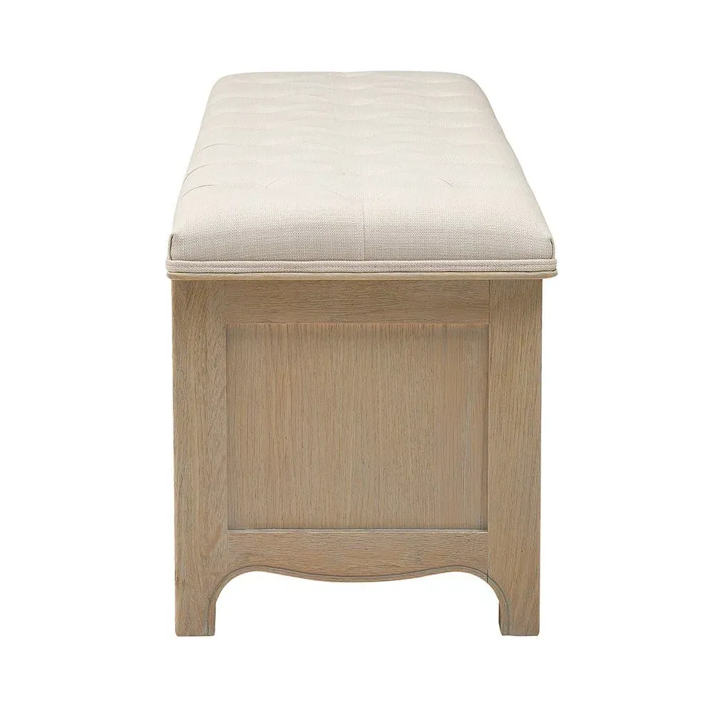 Camille Blanket Box - Limewash Oak
