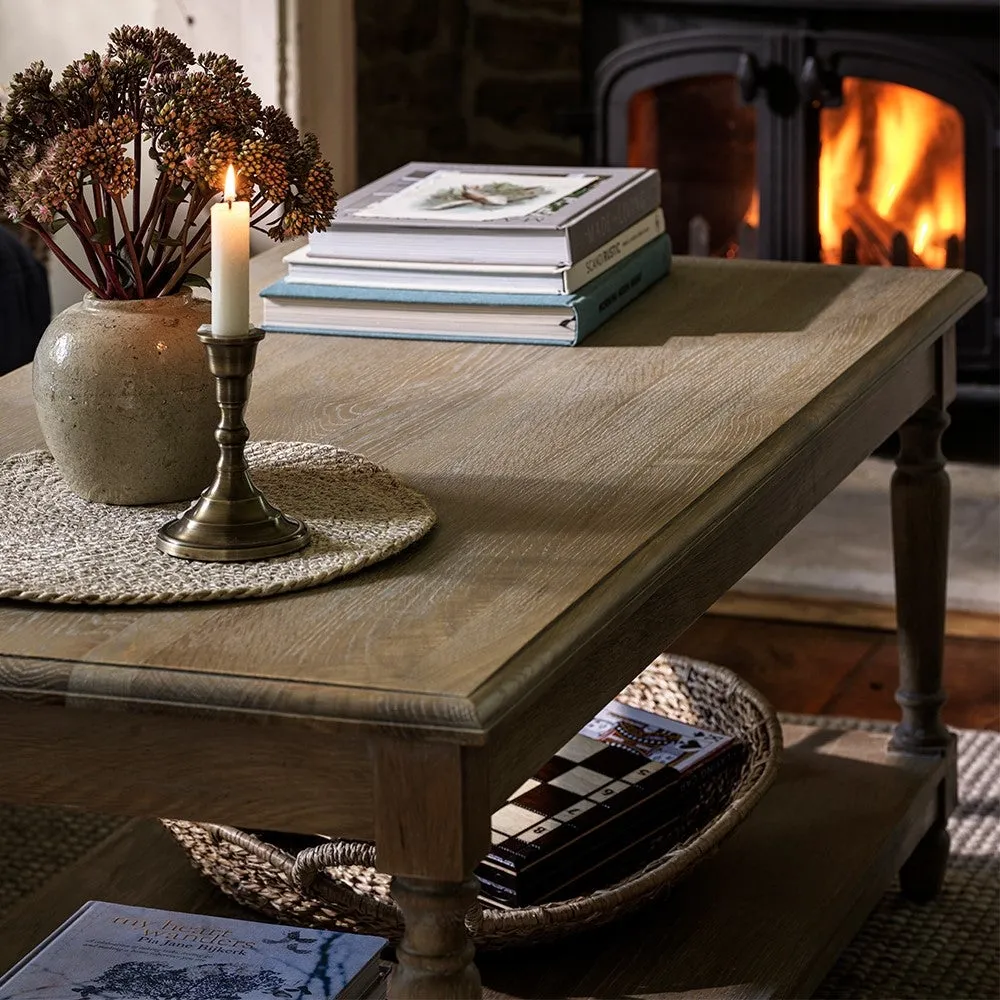 Camille Coffee Table - Brown, Oak