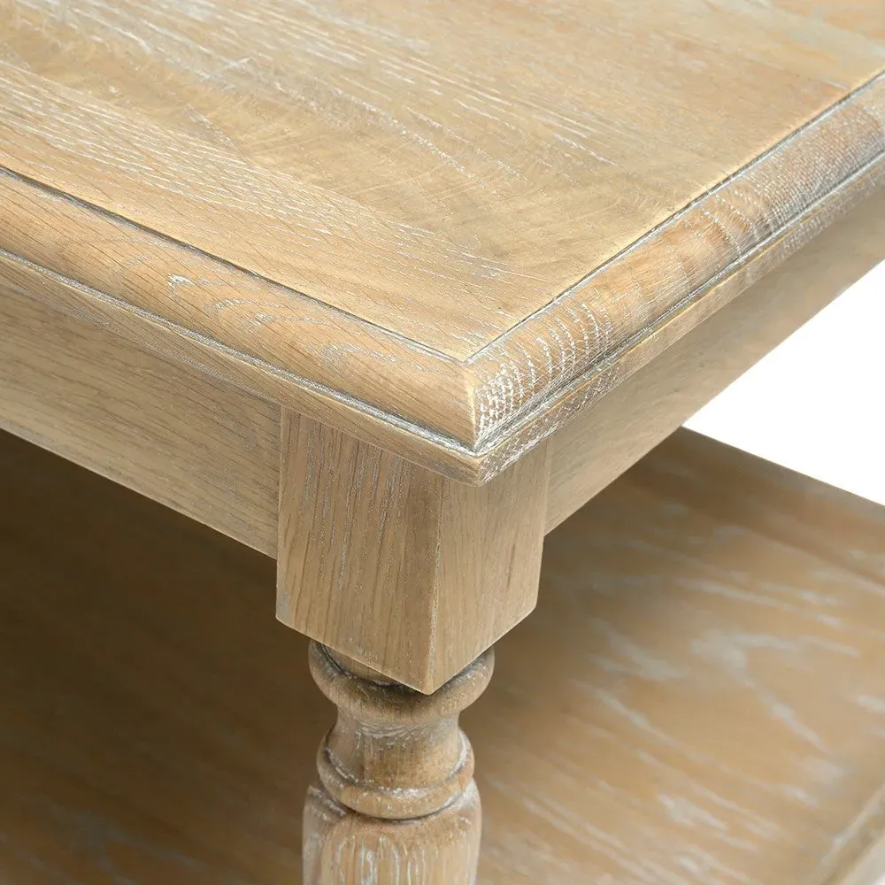 Camille Coffee Table - Brown, Oak