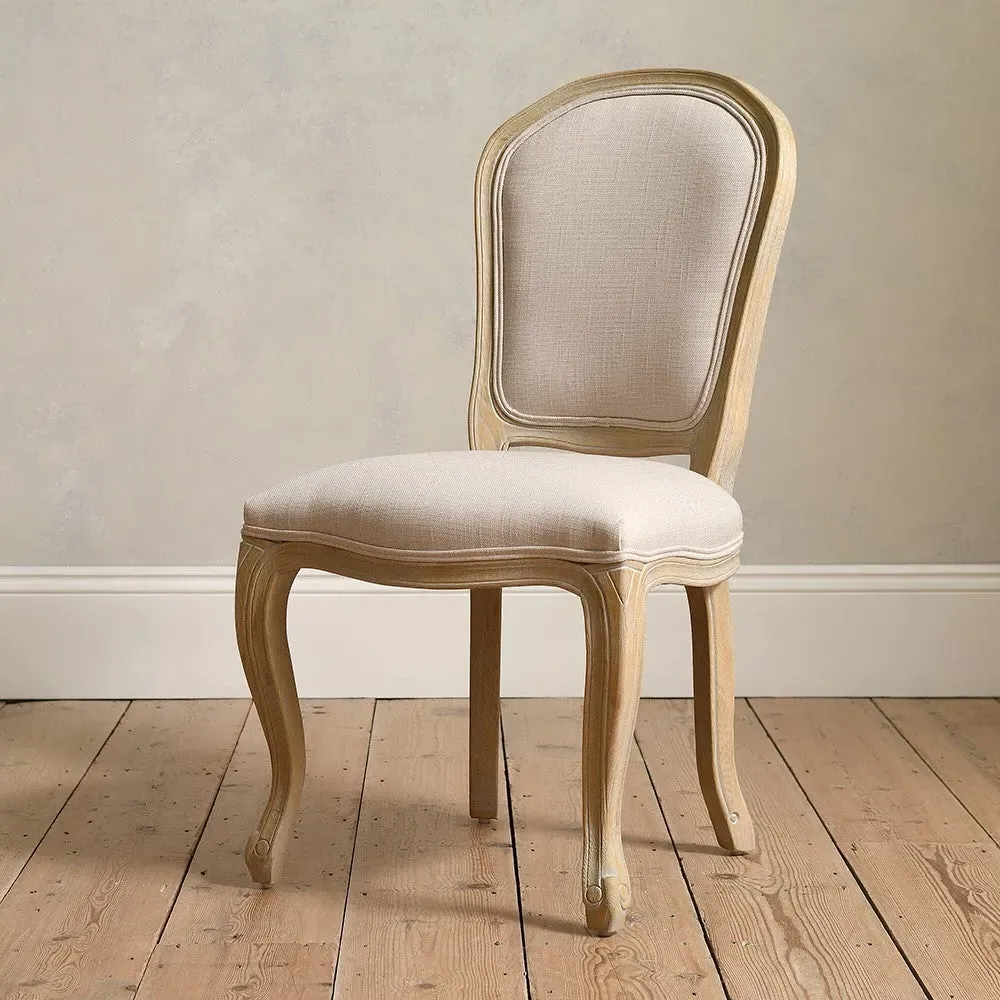 Camille Dining Chair - Limewash Oak