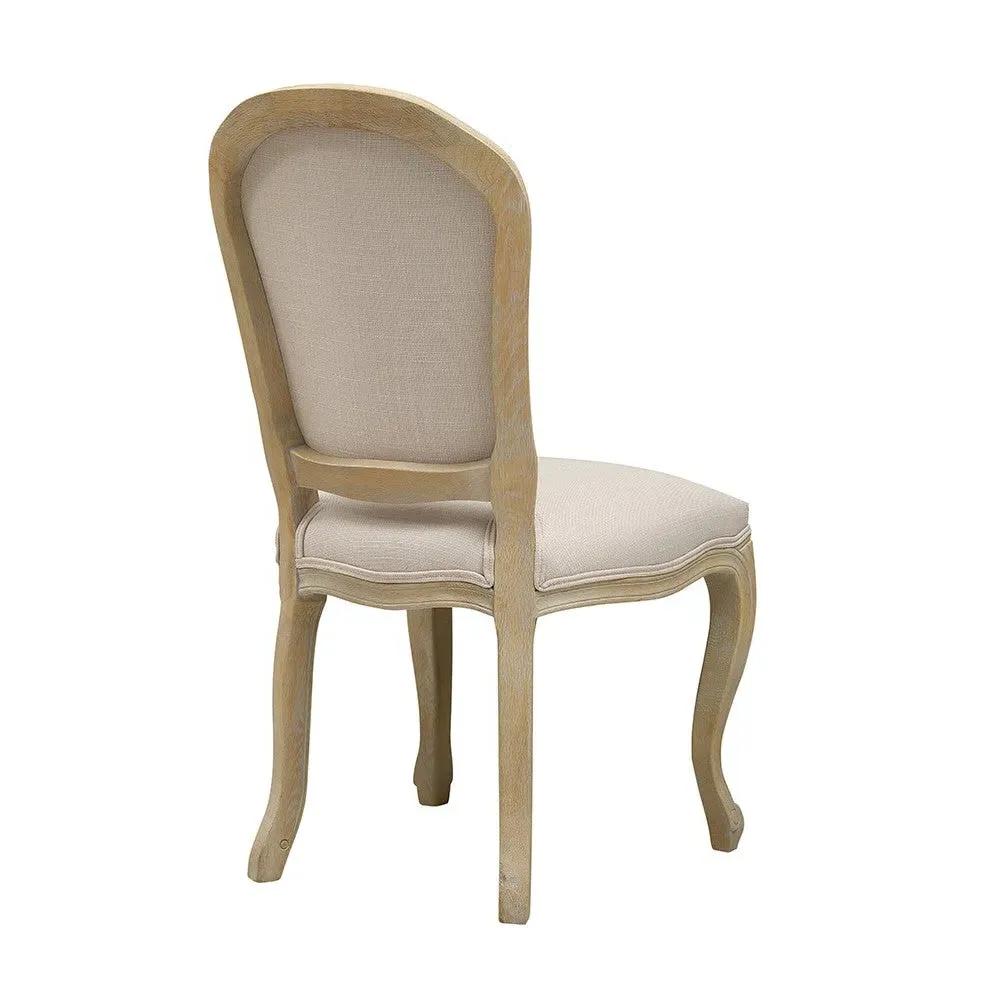Camille Dining Chair - Limewash Oak
