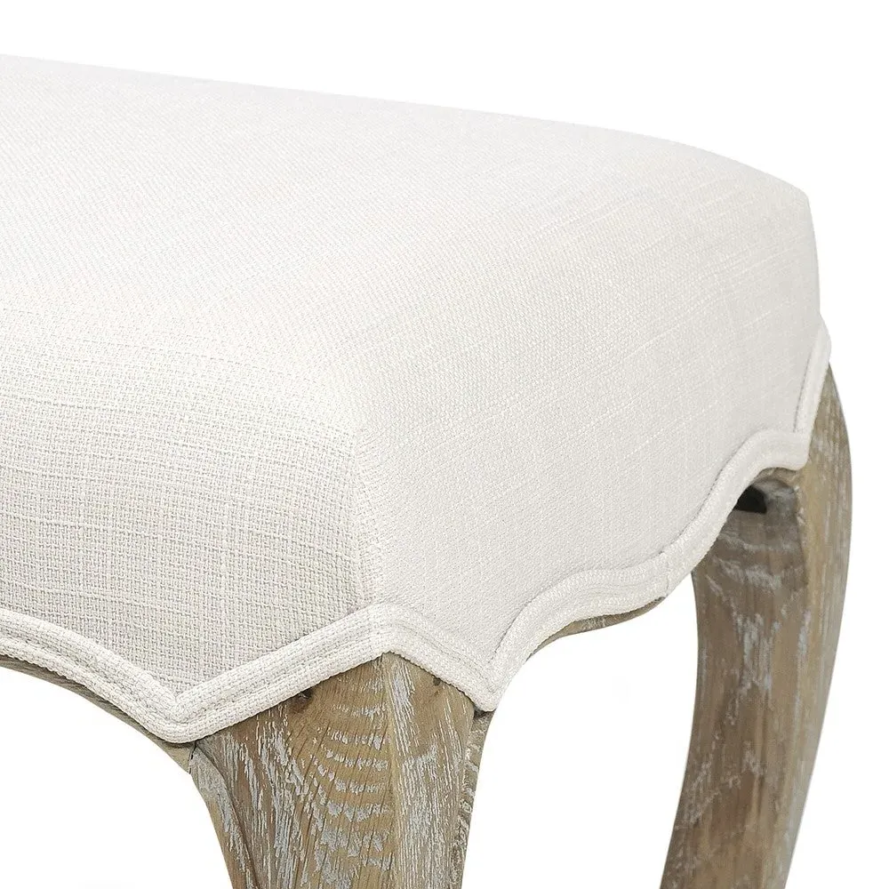 Camille Dressing Table Stool - Oak