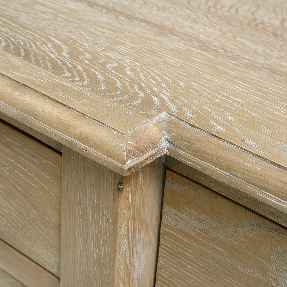 Camille Extra Large Sideboard - Brown, Oak