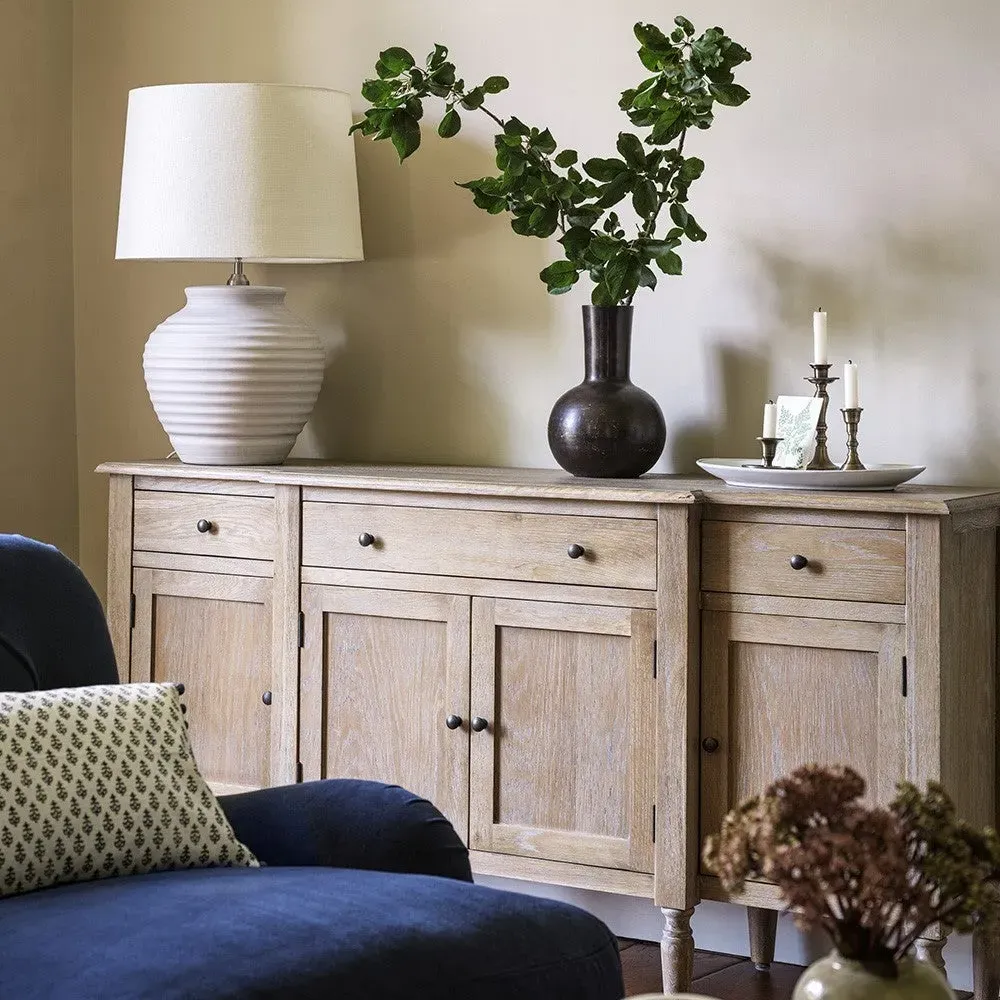 Camille Extra Large Sideboard - Brown, Oak image