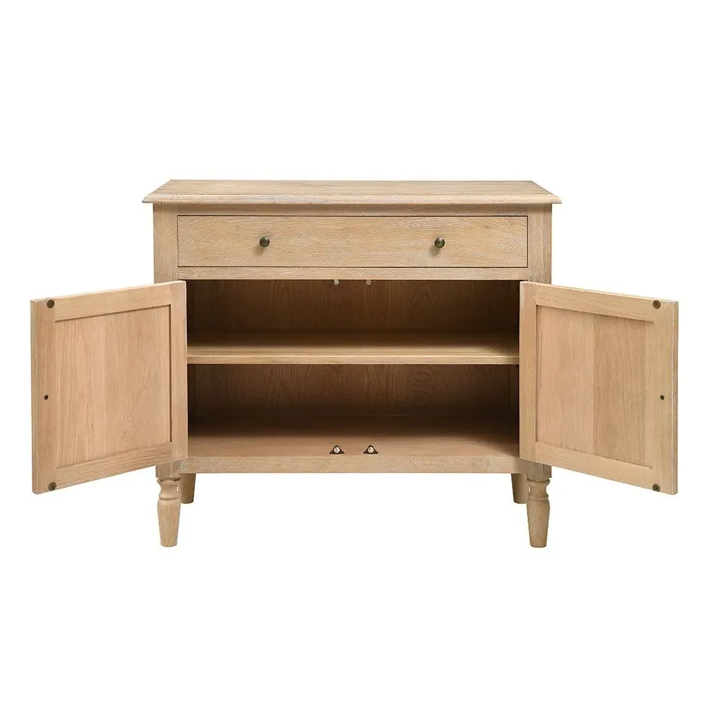 Camille Small Sideboard - Limewash Oak