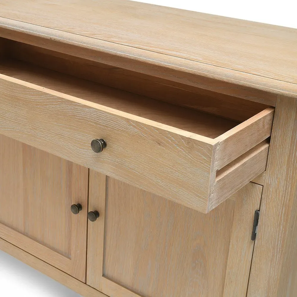 Camille Small Sideboard - Limewash Oak