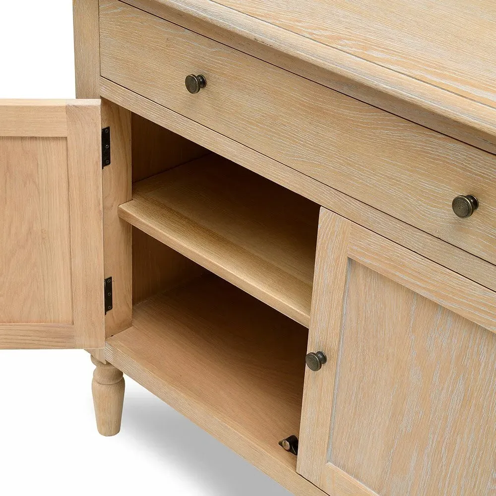 Camille Small Sideboard - Limewash Oak