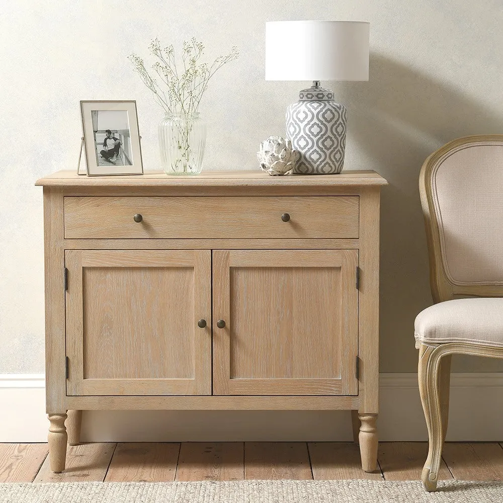 Camille Small Sideboard - Limewash Oak