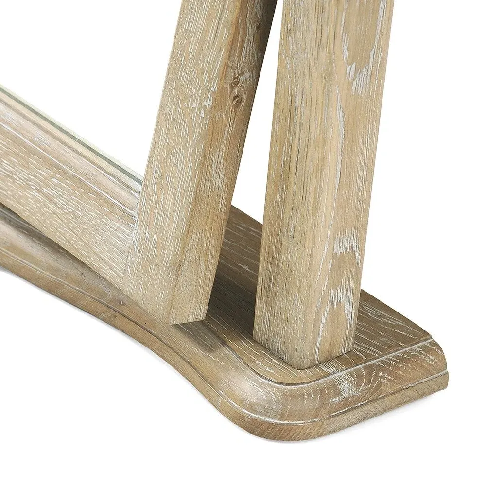 Camille Tilting Dressing Table Mirror - Limewash, Oak