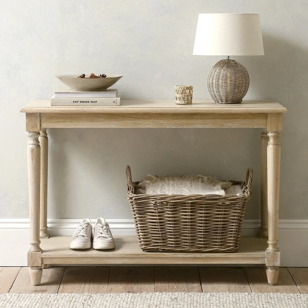 Console Table - Brown, Oak
