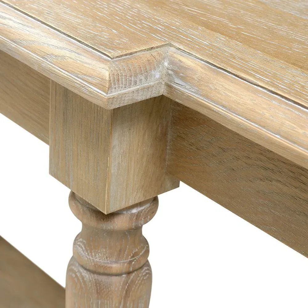 Large Console Table - Brown, Oak