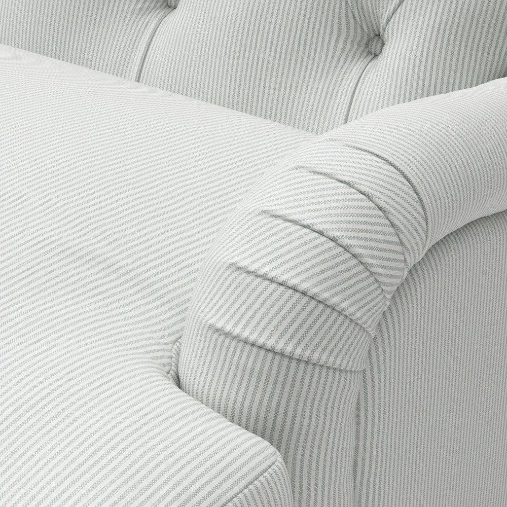 3-Seater Sofa - Duck Egg, Broadway Stripe
