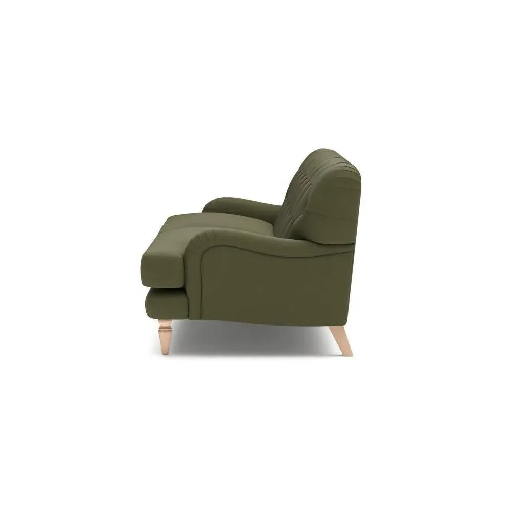 3-Seater Sofa - Forest Green, House Linen Mix
