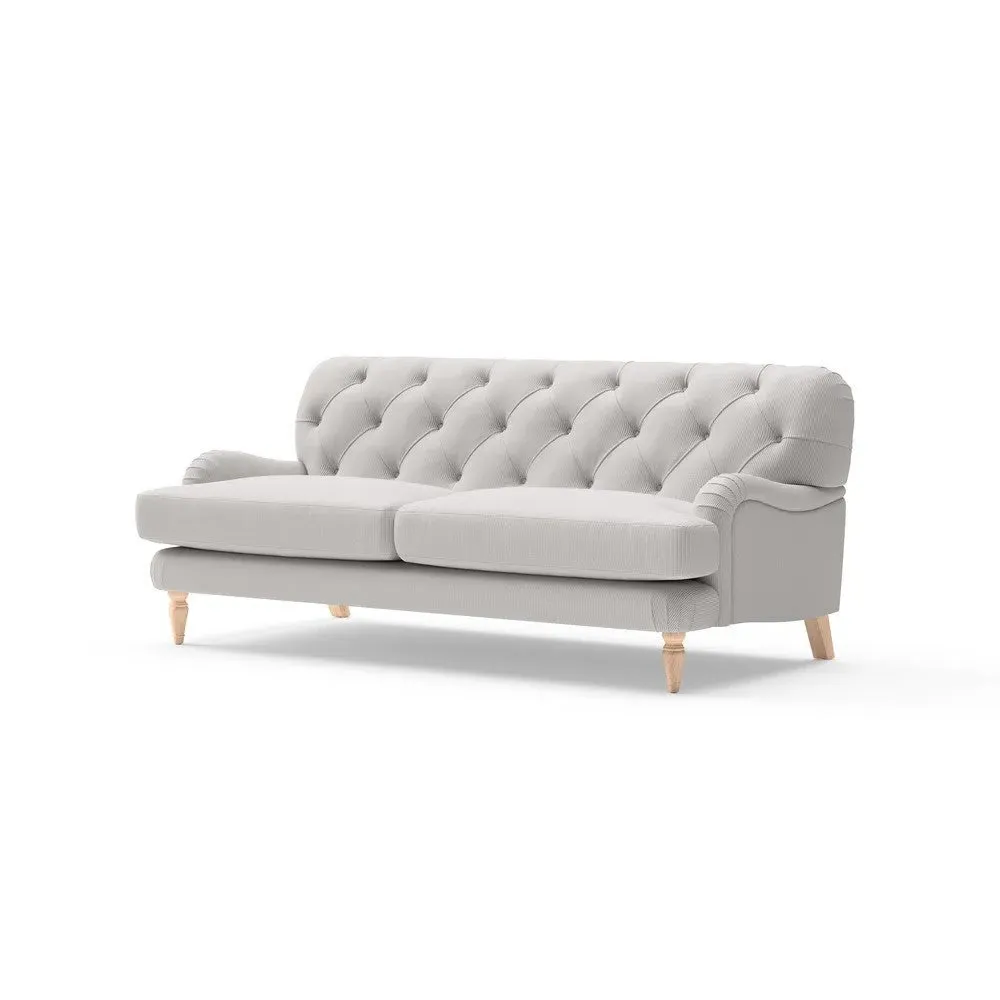 3-Seater Sofa - Grey, Broadway Stripe