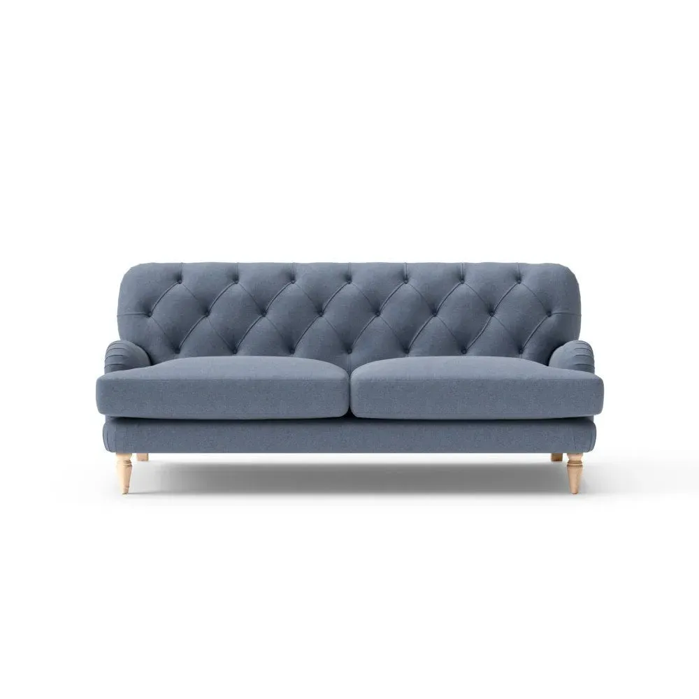 3-Seater Sofa - Indigo, House Linen Mix image