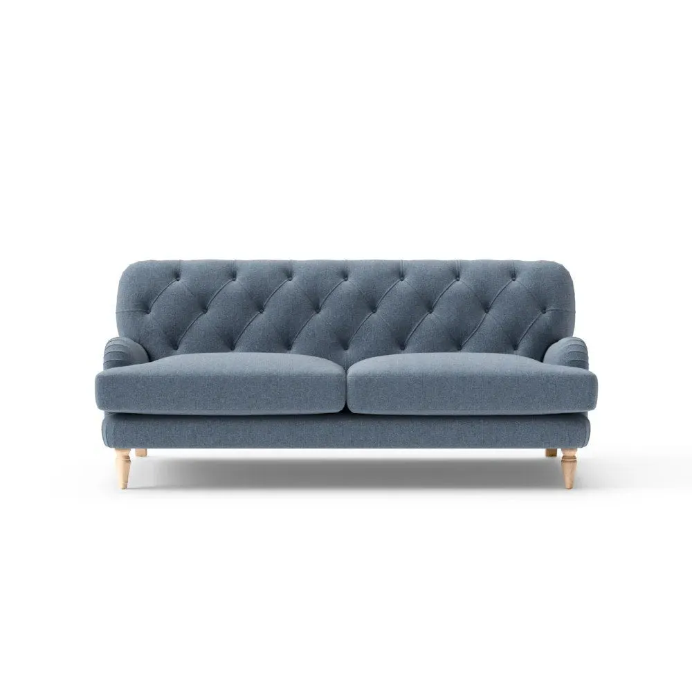 3-Seater Sofa - Indigo, Rustic Weave