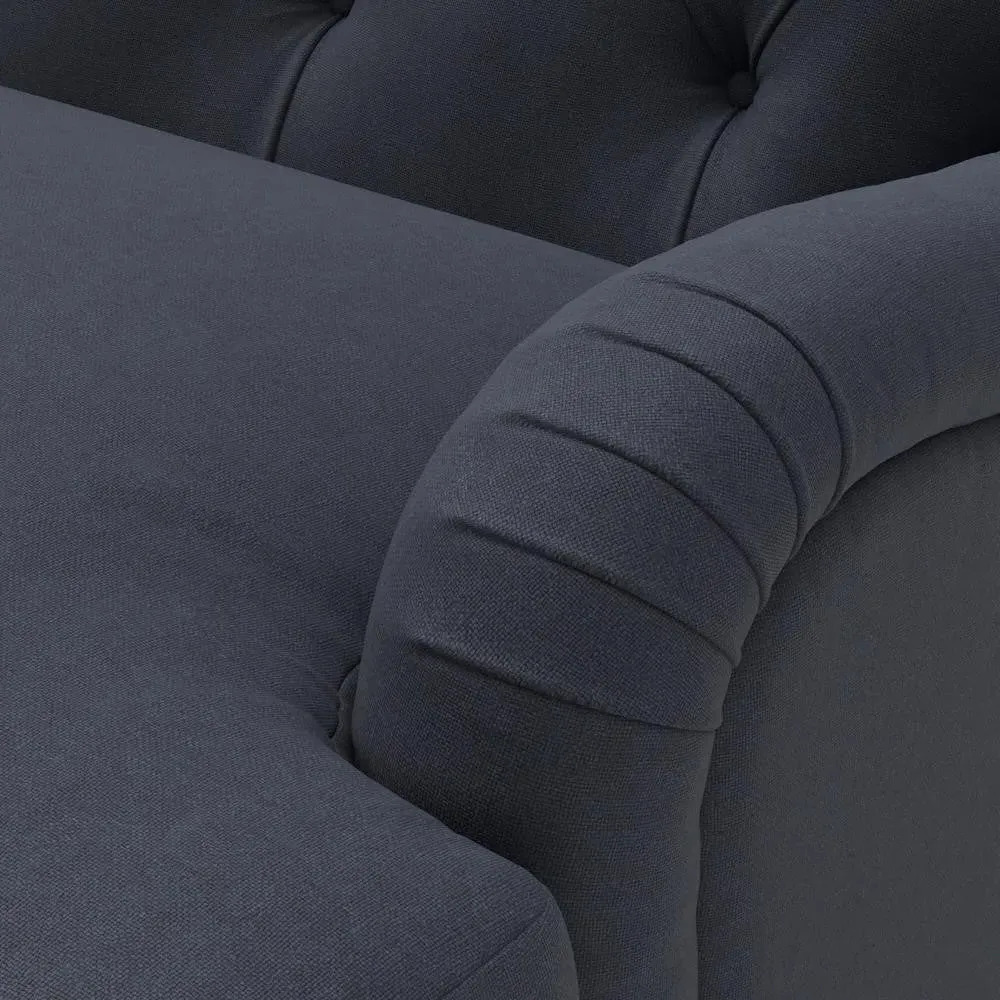 3 Seater Sofa - Ink, House Linen Mix