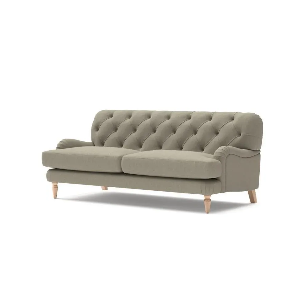 3 Seater Sofa - Mid Grey, House Linen Mix