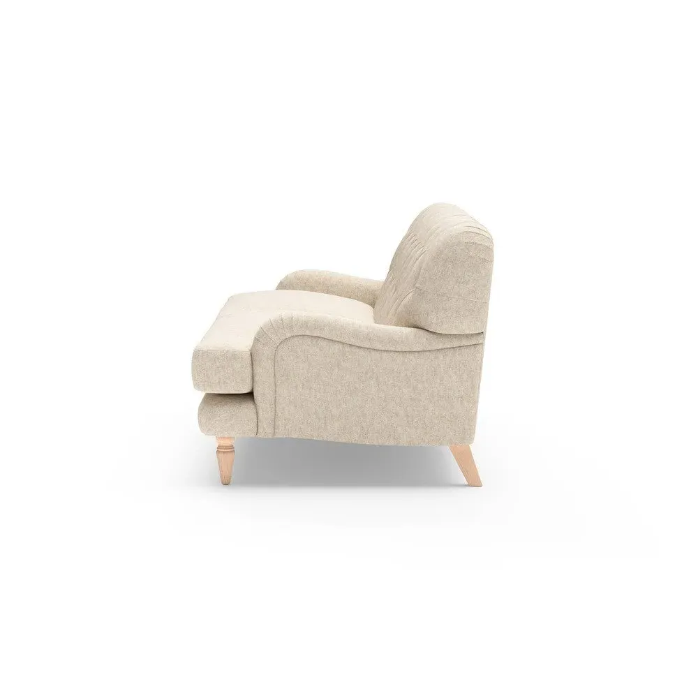 3 Seater Sofa - Natural, Aquaclean Oxford