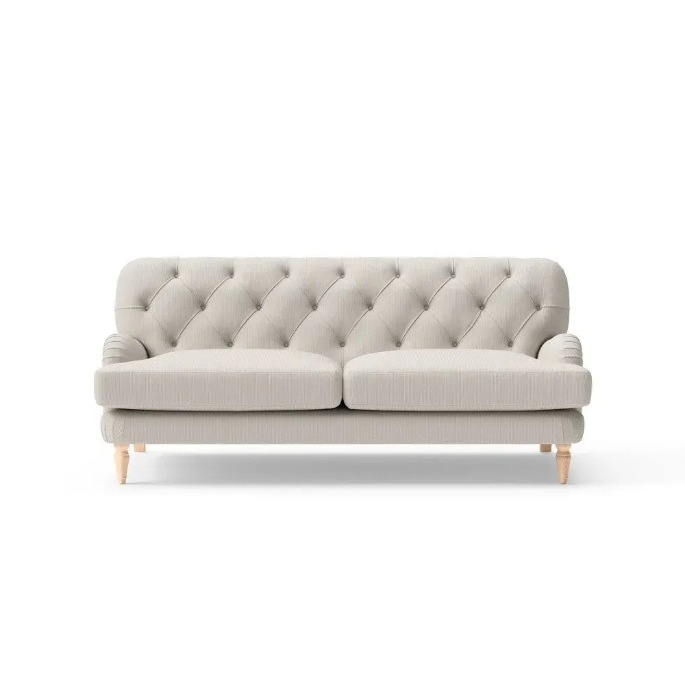 3 Seater Sofa - Natural, Broadway Stripe