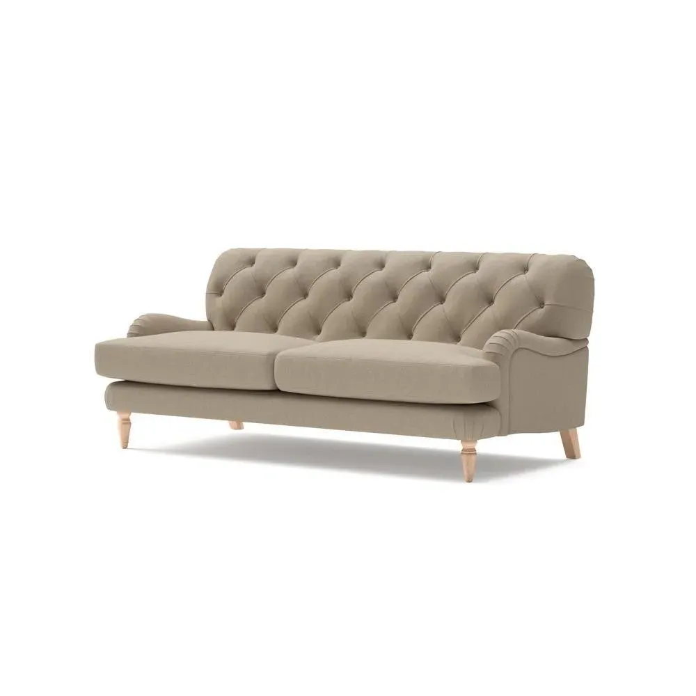 3 Seater Sofa - Natural, House Linen Mix