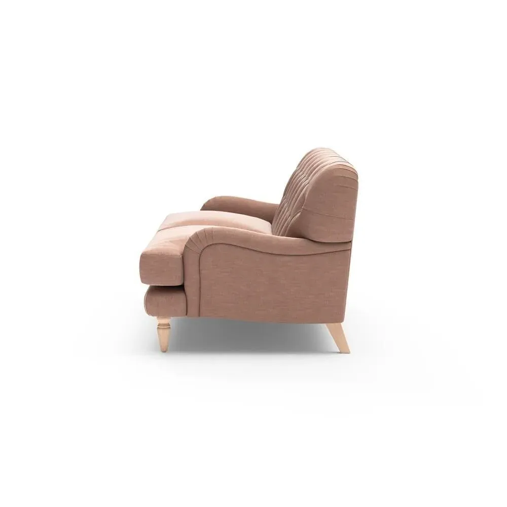 3 Seater Sofa - Pink, Eco Chenille