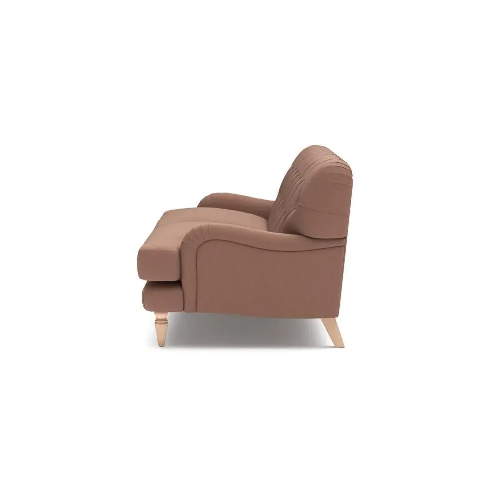 3 Seater Sofa - Pink, House Linen Mix