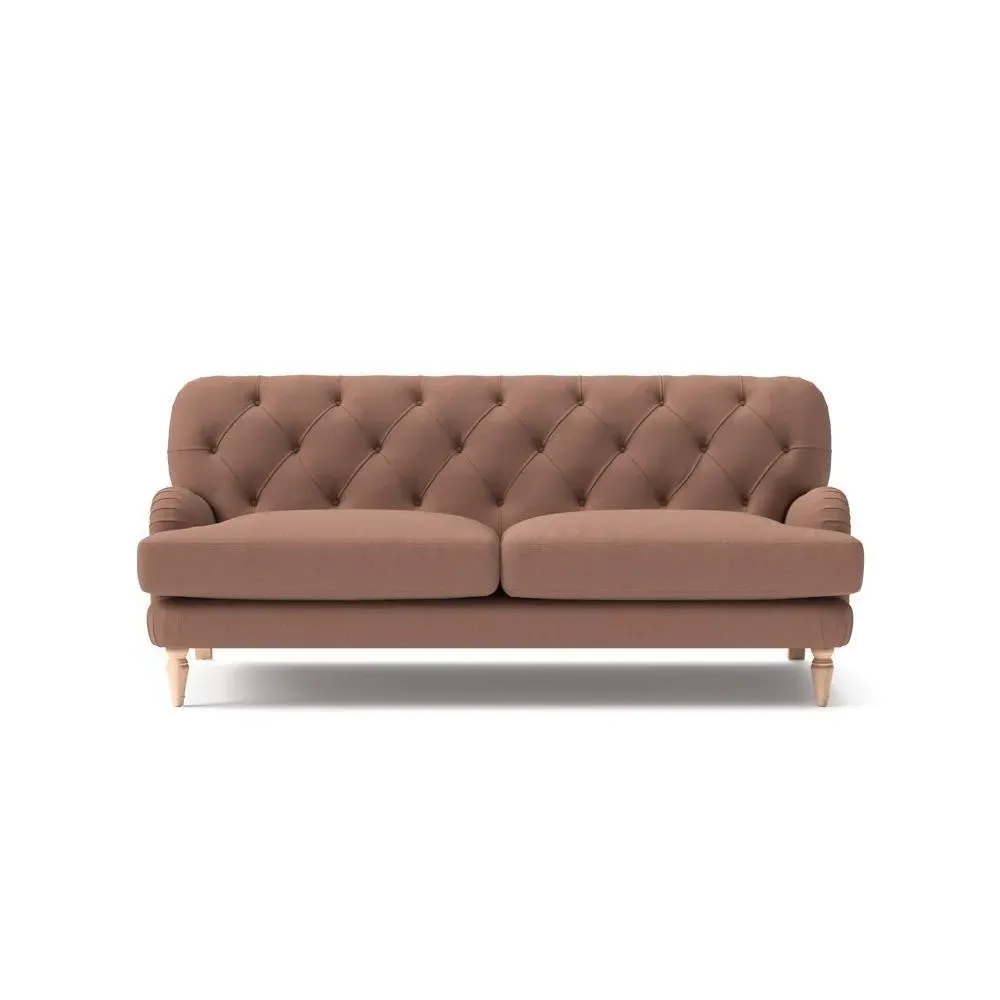 3 Seater Sofa - Pink, House Linen Mix