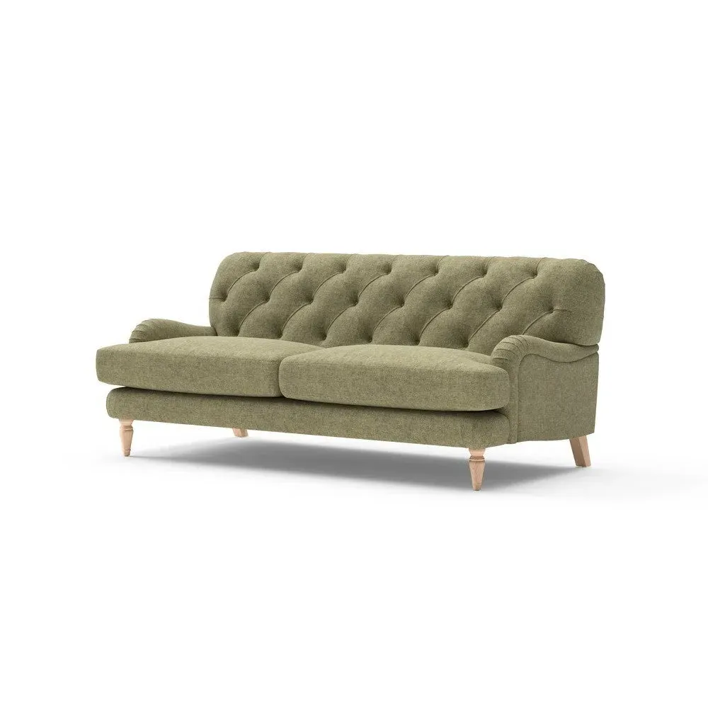 3-Seater Sofa - Sage, Aquaclean Oxford