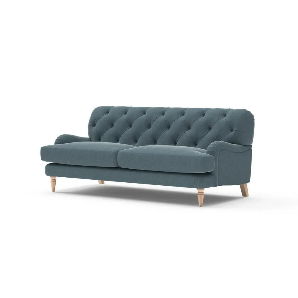 3-Seater Sofa - Teal, Eco Chenille