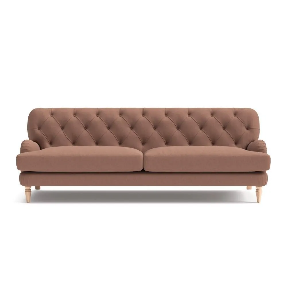 4-Seater Sofa - Dusky Blush, House Linen Mix