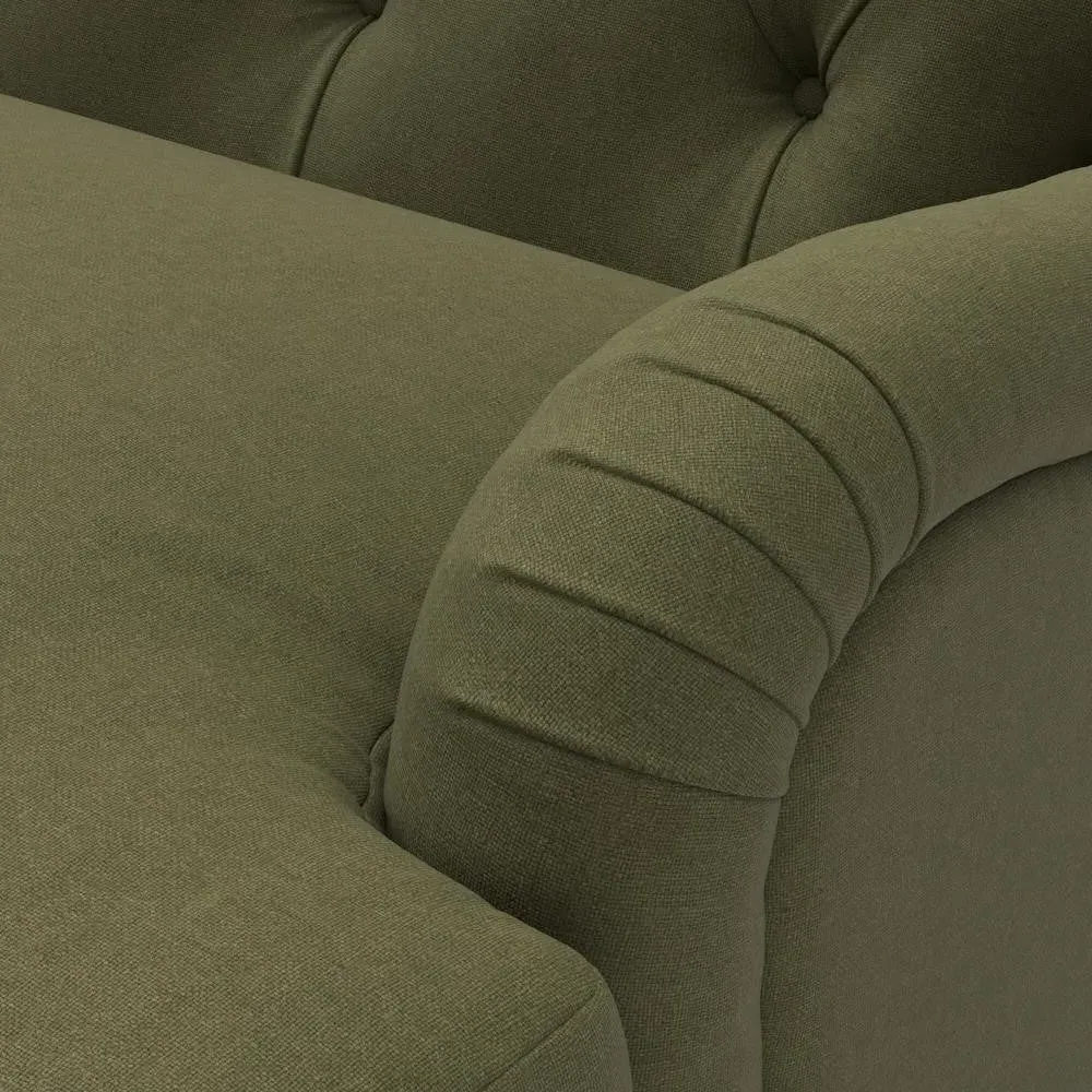 4-Seater Sofa - Forest Green, House Linen Mix