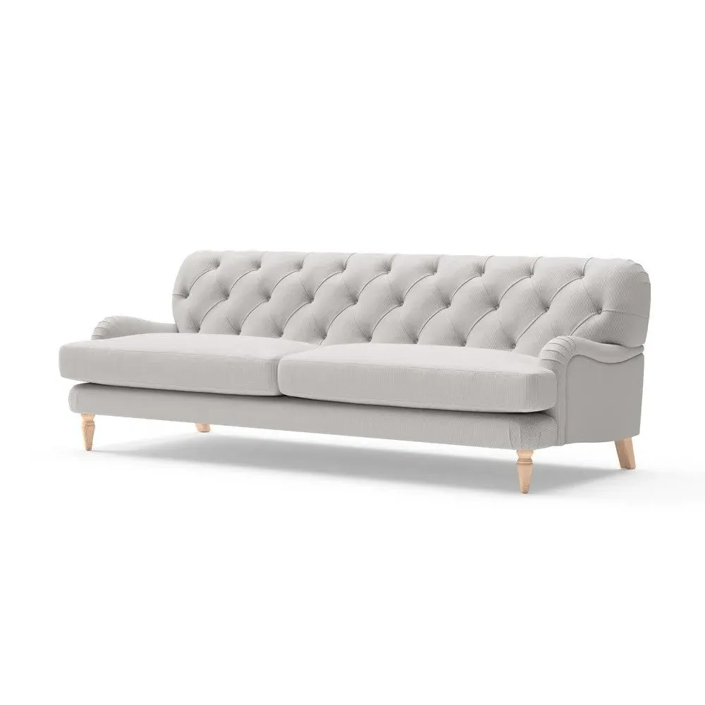 4-Seater Sofa - Grey, Broadway Stripe