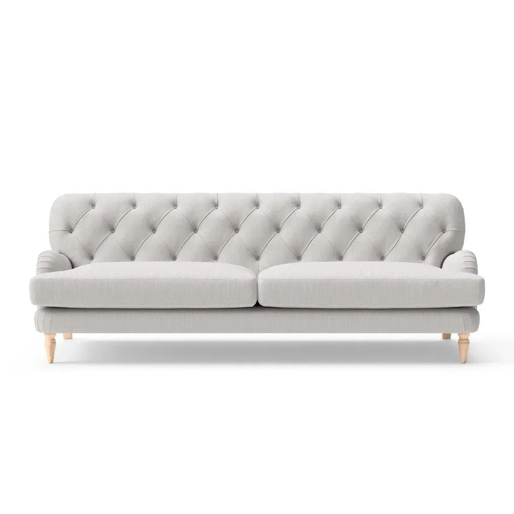 4-Seater Sofa - Grey, Broadway Stripe