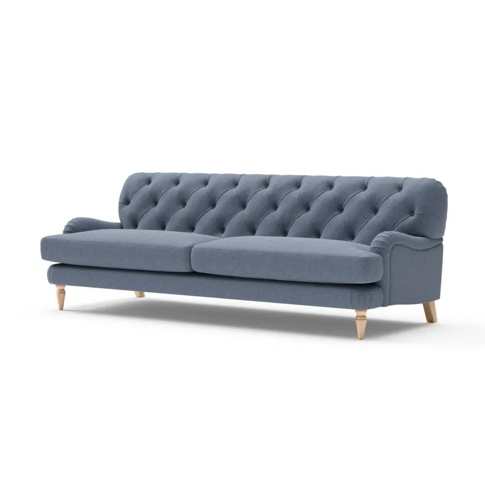 4-Seater Sofa - Indigo, House Linen Mix