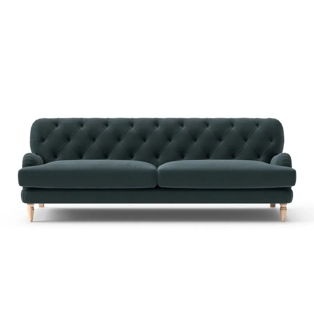 4-Seater Sofa - Lake, Matt Velvet