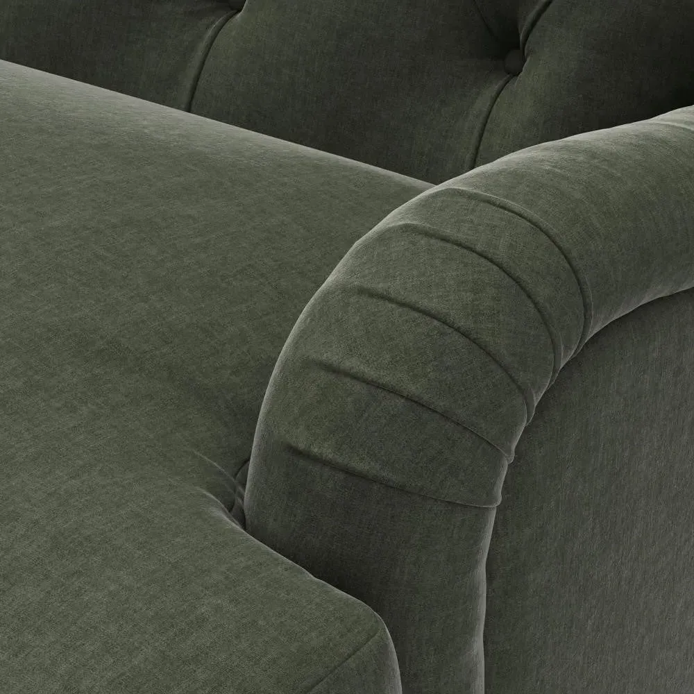 4-Seater Sofa - Moss, Eco Chenille