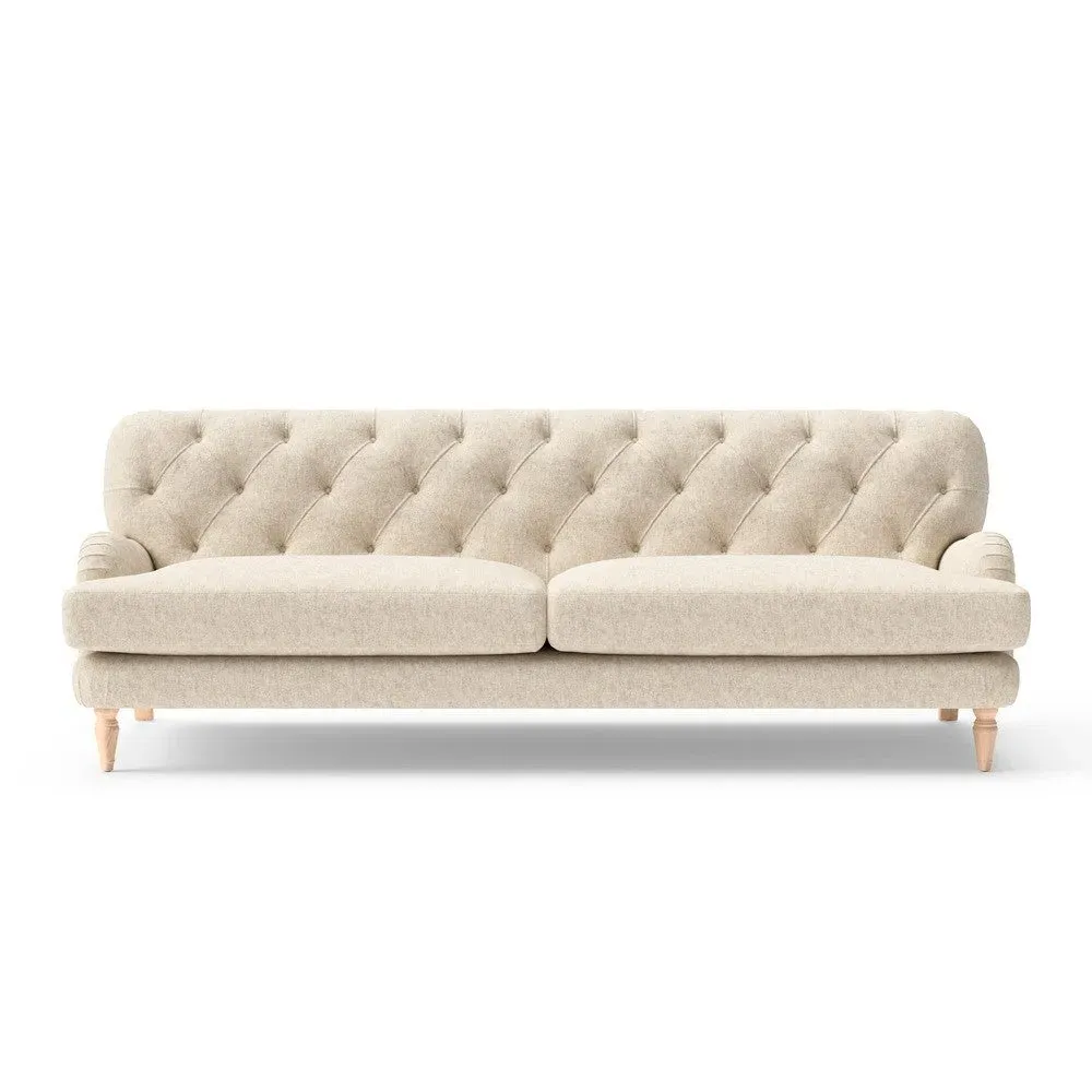 4-Seater Sofa - Natural, Aquaclean Oxford